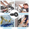 PATIKIL 20pcs Flat Rubber Washers 19mm OD x 6.4mm Inner
