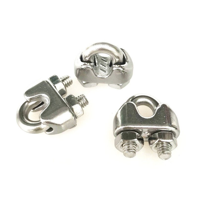 HEVERP 20PCS 1/8 Inches M3 Stainless Steel Wire Rope Cable