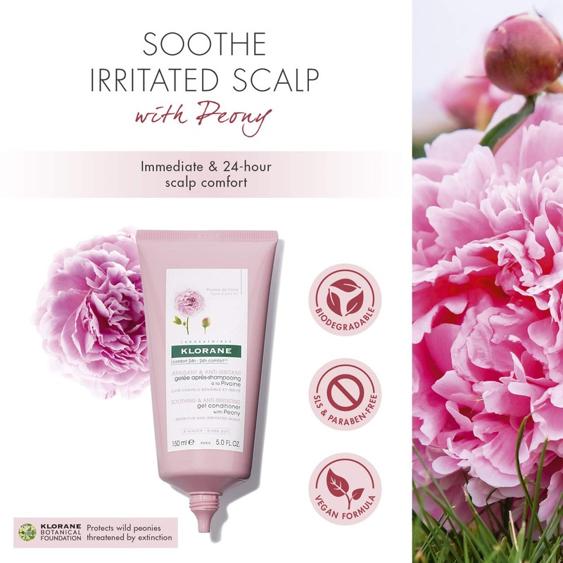 Klorane Peony Gel After Shampoo Calming And Anti-irritant 50ml