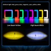 Universal Motorcycle RGB Spot Light, Auxiliary Lamp Light with RGB
