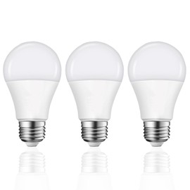 Anqueen Lin A19 LED Light Bulbs 60 Watt Equivalent, 2700K Soft White, E26 Standard Base, 9W 800 Lumens,Non-Dimmable Warm Light Bulbs, for Bedroom, Living Room etc.（3 Packs）