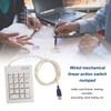 Mechanical Numpad Wired 18 Keys Linear Action Switch ABS Plug