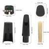 Saxophone Mouthpiece Set Accurate Sturdy Smoothly Cap Buckle Reed Tooth