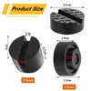VBRHFRIF 3Pcs Jack Rubber Pads, Car Jack, Trolley Jack And