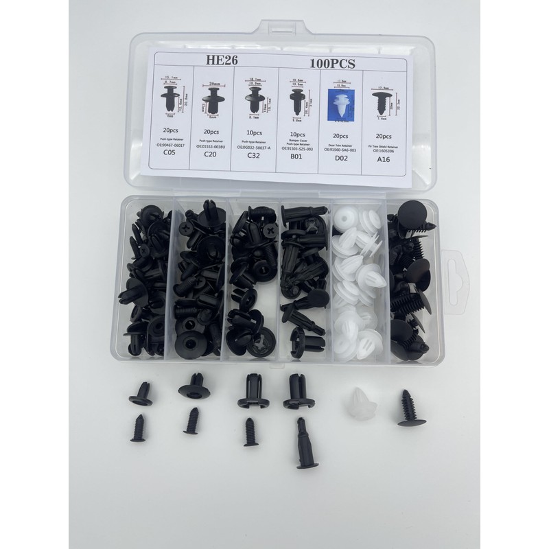 【Easy Installation】Car Rivet Clip Set - Wide Range of Applications,