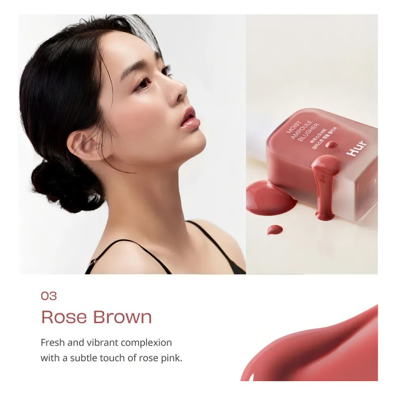 House Of Hur Moist Ampoule Blusher Tono Del Maquillaje Rose