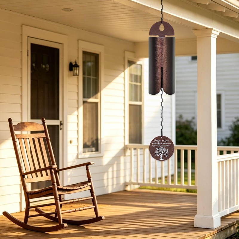 RiKoDaM 27" Wind Chimes for Outside, Deep Tone Serenity Bell