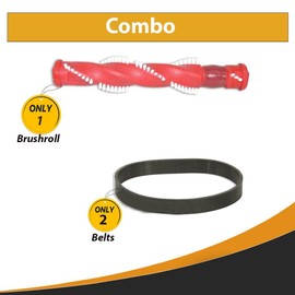 Replacement For Hoover Upright Vacuum Celaner Brushroll with 2 Belts Compatible With UH75110, UH75110V, UH75120, UH75200, UH75200V, UH75210, UH75210V, UH75250, UH75260 Models