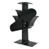 Lincsfire 2 Blade Heat Powered Stove Fan Warm Air Circulating