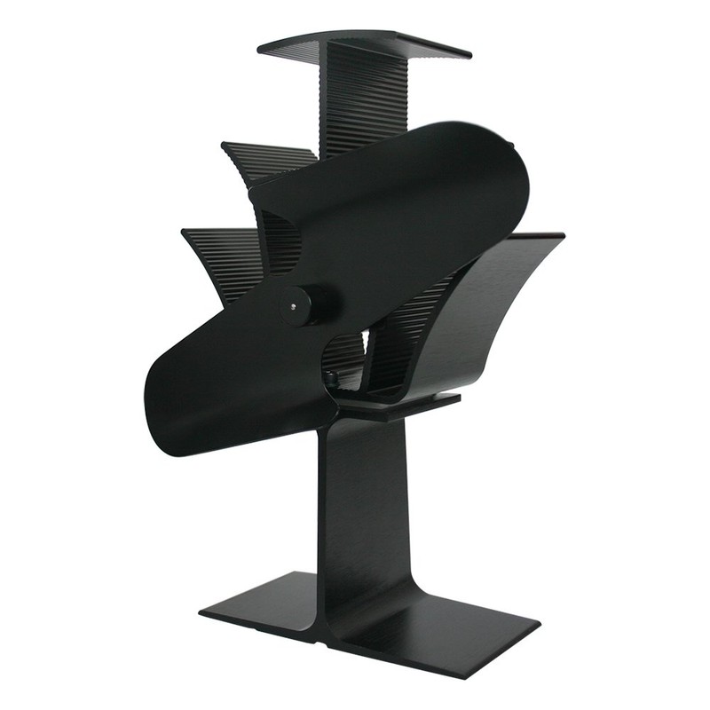 Lincsfire 2 Blade Heat Powered Stove Fan Warm Air Circulating