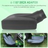 Yoursme 69861 Adapter for Mow-N-Vac Leaf Vacuum Bagger Deck, Universal