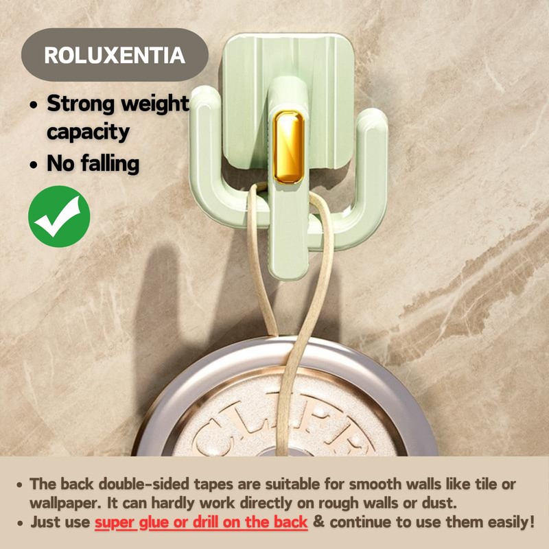 ROLUXENTIA 4 Pack Wall Mounted Shoe Rack - Premium Hanging