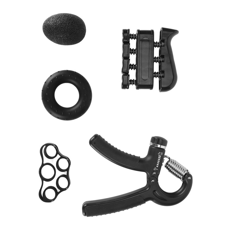 Hand Grip Strengthener Kit Elastic Silicone Skin Friendly Portable Forearm