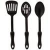 KitchenCraft Anti-Scratch Kitchen Utensils Set, Nylon, Cooking Spoon, Slotted Spoon,