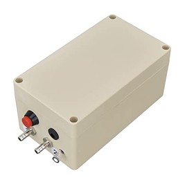 Milking Vacuum Pump, 48W 12V Portable Large Suction Pulsation Electric Milking Machine Accessory, Automatic Livestock Goat Milker Plastic Stable Milking Equipment for Sheep Cow