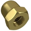 M8 Brass Hexagon Domed Cap Nuts Fit Screws Bolts DIN