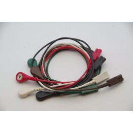 Kendall 5 leads wire, Snap to electrods, LL connector to Trunk cable Yoke , new