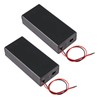 ACEIRMC 2pcs 18650 Battery Storage Case 2 Slots x 3.7V