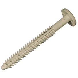 Mid America Vinyl Shutter Lok Fasteners (10 Packs of 12 (120) 023 Wicker)