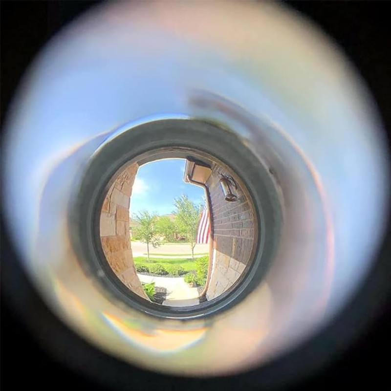 Security Peephole Door Viewer with with 16mm (5/8") Drill Bit,