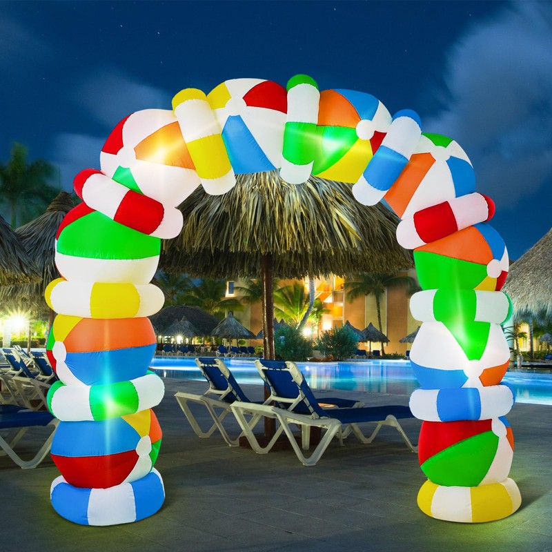 Shappy 9ft Beach Ball Inflatables Arch Summer Outdoor Decorations Build