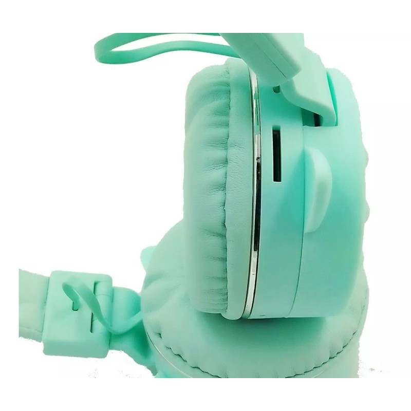 Maíz Audifonos Bluetooth Diadema Gato Orejas Kawaii Pop It