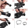 180Pcs Fuel Hose Clamps Kit Stainless Steel Injection Line Accessories