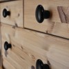 JUSTMAE 4 PCS Cabinet Knobs, Ceramic Round Mushroom Drawer Knobs