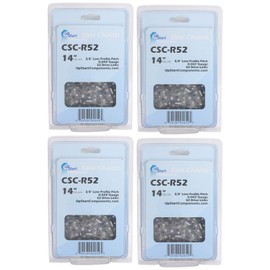 UpStart Components 4-Pack 14-Inch Chainsaw Chain Replacement for Stihl 61PMM3 52 - (14", 3/8".043", 52 Drive Links)