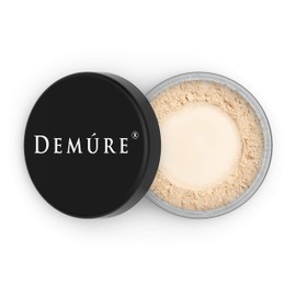 Demure Mineral Make Up, Light Warm Mineral Foundation Makeup, Concealer Makeup, Natural Makeup Made with Pure Crushed Minerals, Loose Face Powder. Demure Mineral Makeup