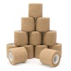 12 Rollos De Vendaje Autoadhesivo, Cinta Deportiva Elástica, 5cm X