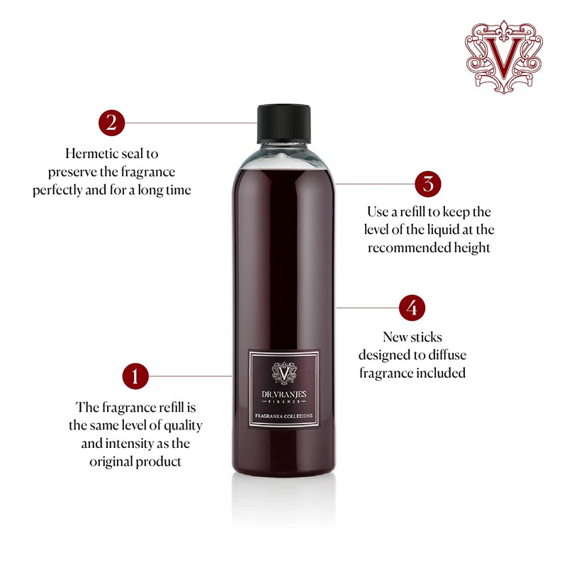 Dr. Vranjes Rosso Nobile Diffuser (500ml Refill)
