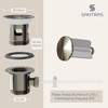 SANTRAS® Eccentric Drain Fitting Premium for Washbasin with Protection Against
