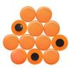 Große Orangenplanungsbüro - Magnete Für Kühlschrank, Whiteboard, Notizboard 40mm x
