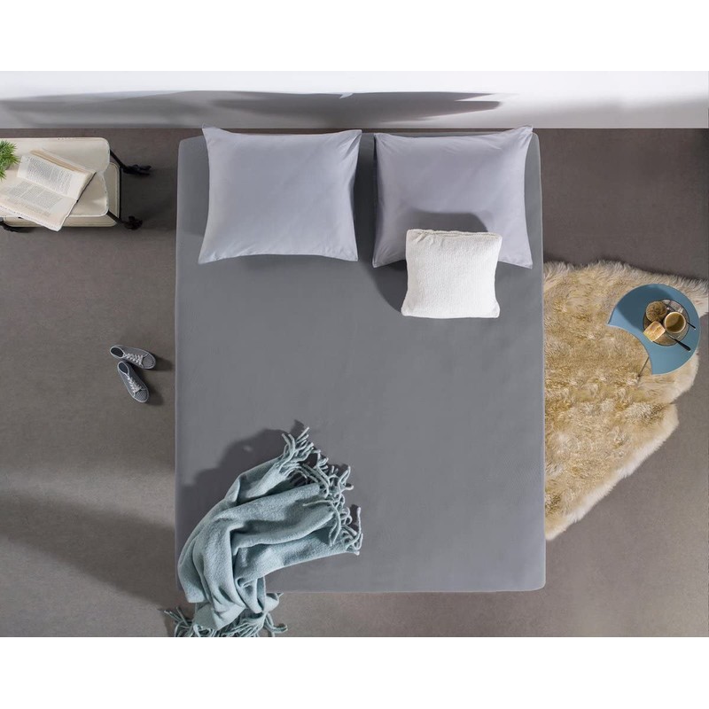Sleeptime Fitted Sheet Topper Box Spring Bed - 100% Cotton