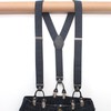 Mens Suspenders Strong Fixability Adjustable Beautiful Practical Fashionable Metal Clip