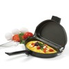 Norpro 665 Nonstick Omelet Pan with Egg Poacher, One Size