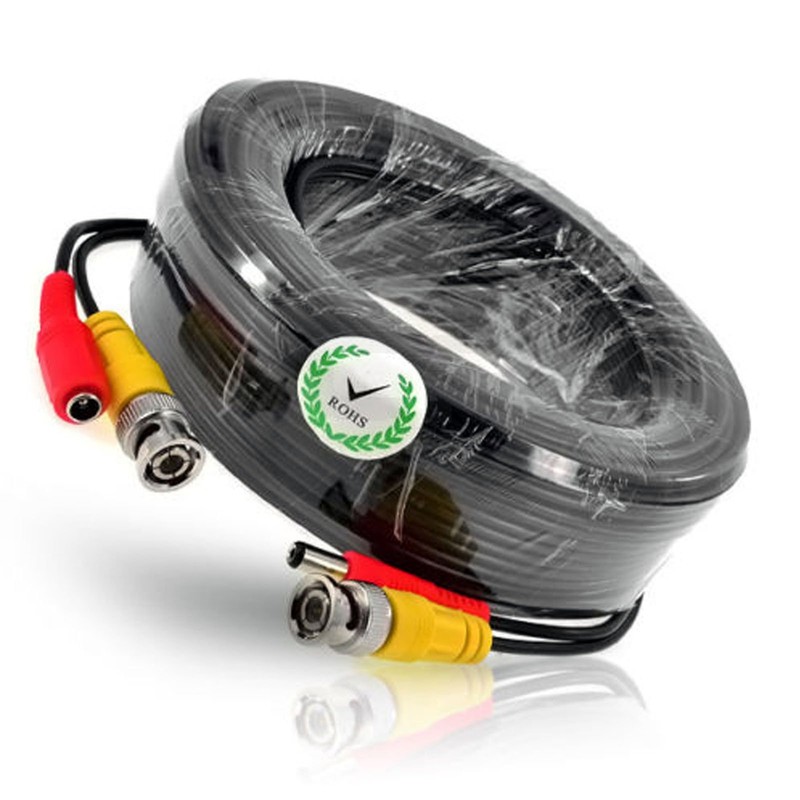 SSL BNC Video Power Cable For CCTV Camera DVR Security