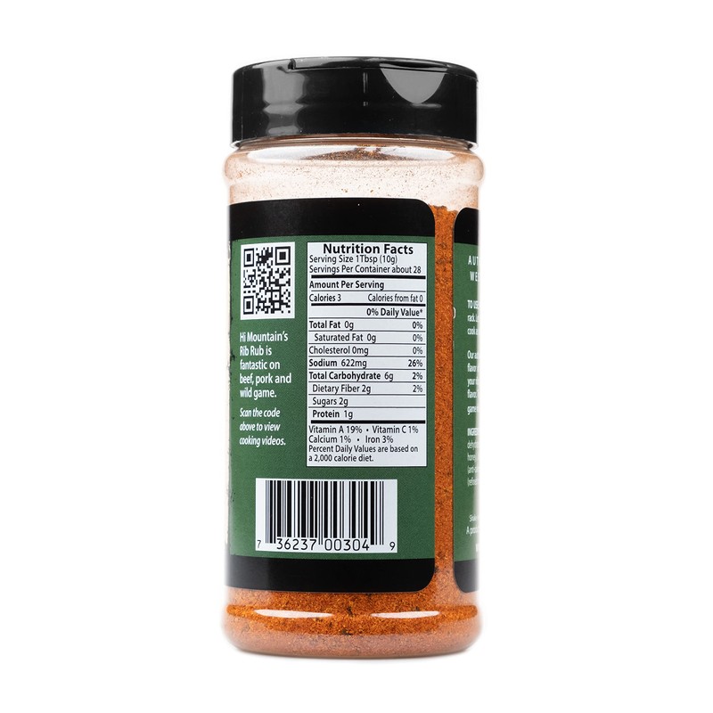 Hi Mountain Seasoning | RIB RUB | Western Style BBQ