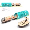 Electric Train for Wooden Track, Remote Control Train Toy, Motorized