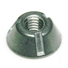 Tri-Groove Tamper Proof T Groove Security Nuts Zamak 5 Zinc 5/16"-18 Qty 25