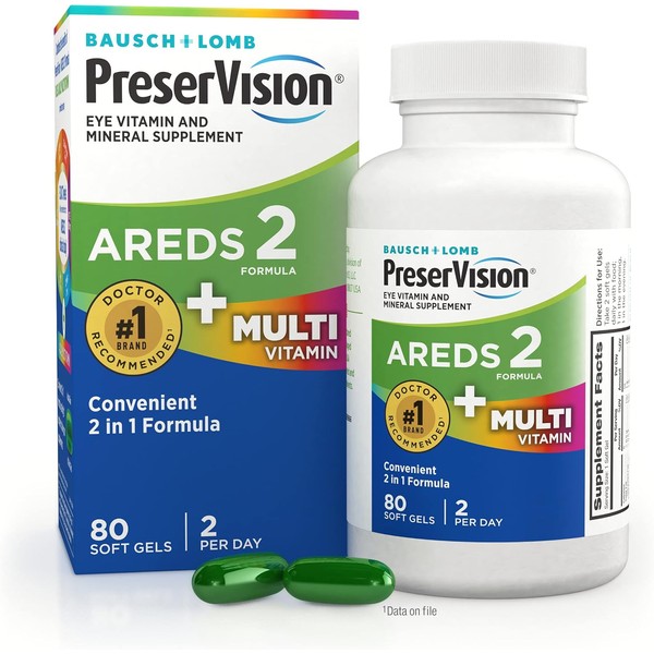 ® AREDS 2 Formula + Multivitamin Vitamin & Mineral Supplement