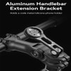 XBERSTAR Bicycle Computer Holder,Aluminum Alloy Computer Bracket Bicycle GPS Handle
