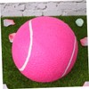 VICASKY 1pc Inflatable Tennis Ball Inflatable Ball Large Tennis Pink