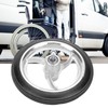 7in Disabled Front Wheel Aluminum Alloy Non Slip Polyurethane Tire
