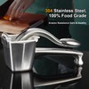 SUCCFLY Lemon Squeezer Stainless Steel, Manual Juicer Citrus Lime Orange