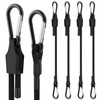 SDTC Tech 36 Inch Adjustable Bungee Cords with Carabiner Hooks,