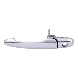 AUTOANDART Brock Replacement Drivers Front Outside Door Handle Chrome w/Keyhole Compatible with G5 Cobalt Impala & Limited Monte Carlo Solstice Sky 25869324