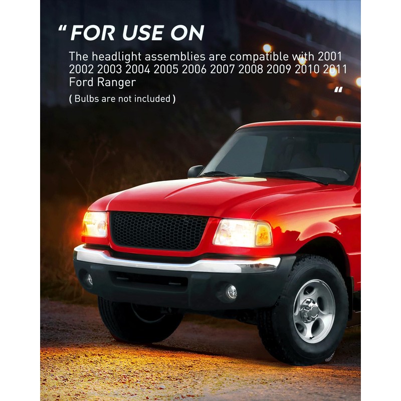 Nilight Headlight Assembly for 2001 2002 2003 2004 2005 2006