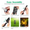 TomCare Flickering Flames Pathway Lights Solar Powered Decorative Garden Waterproof